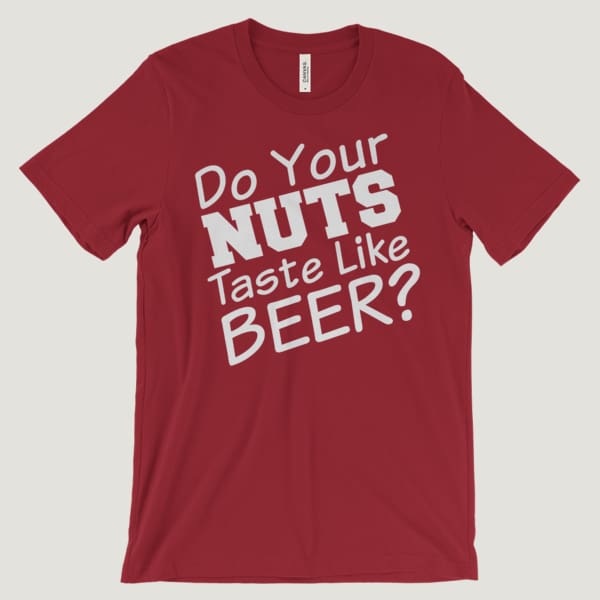 Do YOUR Nuts Taste? Short Sleeve T-hops-and-nuts-craft-beer-snacks
